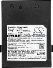 [SCESMIA] Replacement Battery for Ashtech MobileMapper CX GIS-GPS Receiv 3.7V/3960mAh