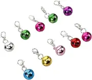 10Pcs Cat Collar Bells Durable Wear Resistant Pet Accessories Multi Function Dog Collar Bells Crisp Sound for Pet Tracking Adorable for Kittens and Puppies