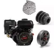 7HP 4 Stroke OHV Stationary Engine Motor kit #420 Clutch Go kart Trike Mower