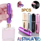 3x Portable Perfume Atomizer Refillable Travel Bottle Mini Scent Pump Spray 5ml