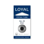 No.20 Open Star Loyal Standard Stainless Steel Piping Tip