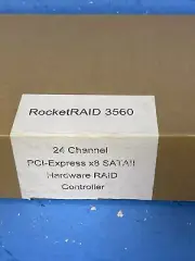 NEW HighPoint RocketRAID 3560 PCI Express to SATA II Host Adapter 1GB DDR2