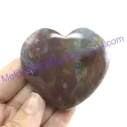 MeldedMind121 Agate Puffed Heart 51mm Metaphysical Healing Crystal