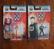 New Nano Metalfigs WWE Die-Cast Kevin Owens, Sasha Banks Ultimate Warrior