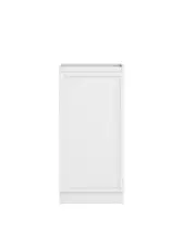 415*585*880mm Otti Hampshire Matt White Moisture Resistant Plywood 415 Floor Standing Base Cabinet