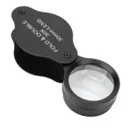 Magnifying Glass 30X Full Optical Glass Lens Jewelry Antique Porcelain Glass MGR