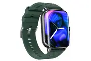 Smart Watches Men Women Answer/Make Calls Touch Screen Fitness Tracker with Heart Rate Blood Oxygen Blood Pressure Monitor 100+ Sports Modes Waterproof Smart Watch Black for Android iOS(Green)
