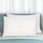 2 PCS Memory Foam Pillow Removable Bamboo Fabric Cover Neck Head Support Cushion