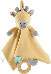 yupeuooe Baby Stuffed Animal Blanket | Cute Plush Baby Security Blankets for Boys Giraffe | Soft Washable Baby Snuggle Toy Cute Animal Hand Puppet Towels for Kids