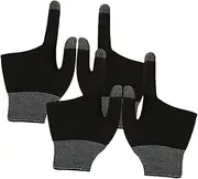 YARNOW Elegant Design Gaming Finger Sleeves Graphene Touch-Screen Gloves for Mobile Games Billiards Fit