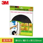 3M 戶外型氣密隔音防撞泡棉-間隙3~5 MM (8802)