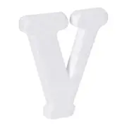 Foam Letters V Letter EPS White Polystyrene Letter Foam 100mm/4 Inch