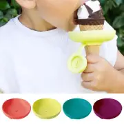 4pcs Drip Free Popsicle Stick Holders Mess Free,Washable Ice Cream Food Grade