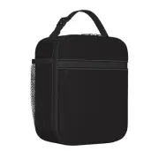 Reusable Black Lunch Box for Adult Women Men Insulated Lunchbox Lunch Bag for...