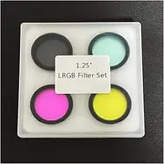 1.25/2 inch LRGB Filter Set for Astrophotography Deep Space Photography Filter and Planetary CCD Imaging(1.25 LRGB Set)