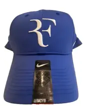 NEW! 2016 NIKE Men's RF Roger Federer Legacy 91 Tennis Hat-Deep Blue 371202-457