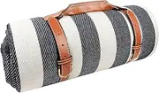 79"x79"Oversized Picnic Blankets Waterproof Sandproof Picnic Mat for 6-8 Adults, Large and Thick Picnic Blanket Portable Straps for Beach Blankets or Family Outdoor Camping Parties