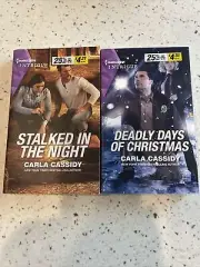 Stalked In The Night Lot 2 Carla Cassidy 2020-21 Harlequin Intrigue Deadly Days