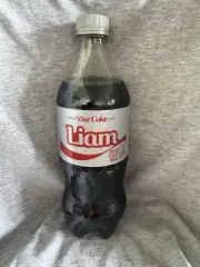 Share a Coke with Liam 2025 Personalized Gift Coca Cola Bottle 20oz Diet