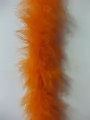 Orange Marabou Feather Boa 6ft Sold by Piece