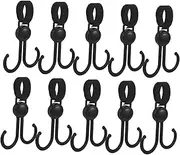 WESIEVYA 10Pcs Heavy Duty Multi Purpose Shopping Trolley Hook Stroller Bag Hanging Hook for Electric Vehicles Strollers and Pushchairs Strong Load Bearing Compatibility