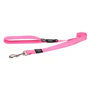 Rogz Classic Reflective Dog Safety Lead Pink - 5 Sizes