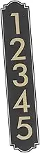 SHINEOFI Metal Address Sign for Outdoor Use Plaque for Homes Offices Shops Simple Installation Stylish Design for Identification Decoration