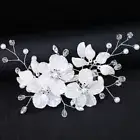 Crystal Pearl Bridal Hair Clips Wedding Hair Accessories