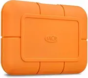 LaCie Rugged SSD 1TB, External SSD, USB-C, Extreme Water and 3m Drop Resistance, Mac, PC, Data Rescue Services (STHR1000800)