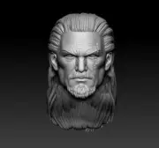 Vandal Savage custom head for McFarlane DC Comics & other action figures