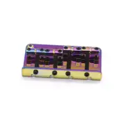 KD By AxLabs Vintage Style Bass Bridge - 4-Screw, 4-String - Burnt Chrome