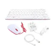 Raspberry PI 400 Keyboard w/ Mouse, HDMI Cable, PSU Personal Computer Kit