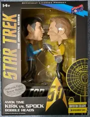 2016 SDCC Star Trek Amok Times Kirk vs. Spock Bobbleheads Bif Bang Pow