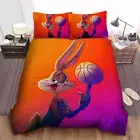 Bugs Bunny Basketball Bedding Set: Tunes Squad Sheets, Duvet Cover & Comforter