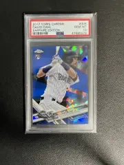 2017 TOPPS SAPPHIRE #306 DAVID DAHL RC - PSA 10 - GEM MINT - POP 6