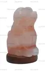 PINK DOG MULTI COLOR BULB USB LED HIMALAYAN SALT TABLE LAMP NATURAL IONISER