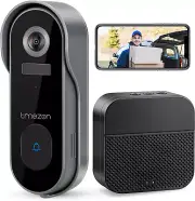 Wireless Video Doorbell Camera, TMEZON 1080P HD Wifi Doorbell Camera with Chi...