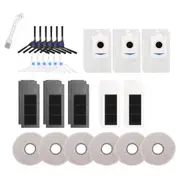 For Deebot X2 / X2 Omni / X2 Pro / DEX86 Side Brush Mop Cloth HEPA Filter Dust Bags Spare Parts Accessories