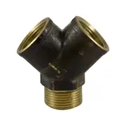 Brasshards 20mm Y Fitting Brass Tap Adaptor