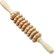 RAYWE Wood Massager Roller Handheld Massage Trigger Point Muscle Release Roller Stick Massager