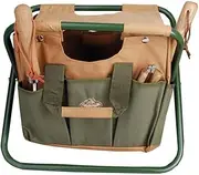 Esschert Design Canvas Tool Bag and Stool Carry-All