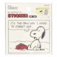 sun-star Snoopy 防水耐熱無痕裝飾貼紙 史努比 吃飽 UA70389