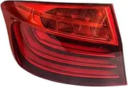 Tail Light Rear Lights Driving BrakIng Reversing Lamp，Compatible With BMW 5 Series F18 F10 520 523 525 2014-2017(Left outer)