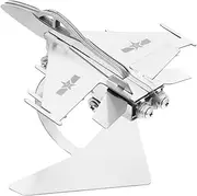 CIMAXIC 1pc Metal Fighter Model Desktop Ornament Airplane Ornament Cabinet Decor Plane Sculpture Airplane Model Fighter Plane Model Fighter Jet Model Attack Plane Silver Stainless Steel