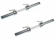 2 x CAP Barbell Solid 20-Inch Olympic Dumbbell Handle Set of Two, Brand New
