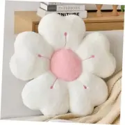 Flower Shaped Pillow, Cute Decorative Throw Pillow with Soft 13.7 Inches White