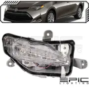Passenger Side RH LED Corner Light fits TOYOTA 17-19 COROLLA HORIZONTAL TYPE