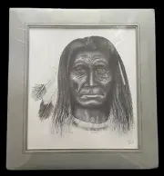 Limited Edition Giclée Print Indian Chief "POOR ELK" (26/275) Dean Richards 1989