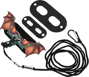 DRESSOOS 1 Set Pet Harness Traction Rope Pets Bearded Dragon Harness Bearded Dragons Harness and Leashes Lizard Leashes Lizard Carrying Harness Bearded Dragon Lizard Leash Harness Reptile
