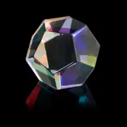 Optical Glass RGB Dispersion Prism Ball for Physics Teach Decoration Art 24MM